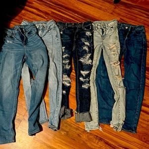 Bundle of American jeans women’s size double 0 and triple 0